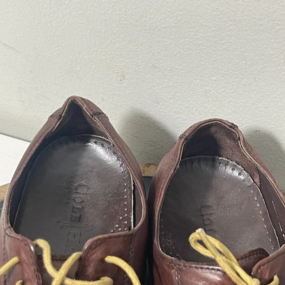 Cole Haan Oxford Shoes Men 7.5M Brown Leather Lace-Up Dress‎ Business Casual